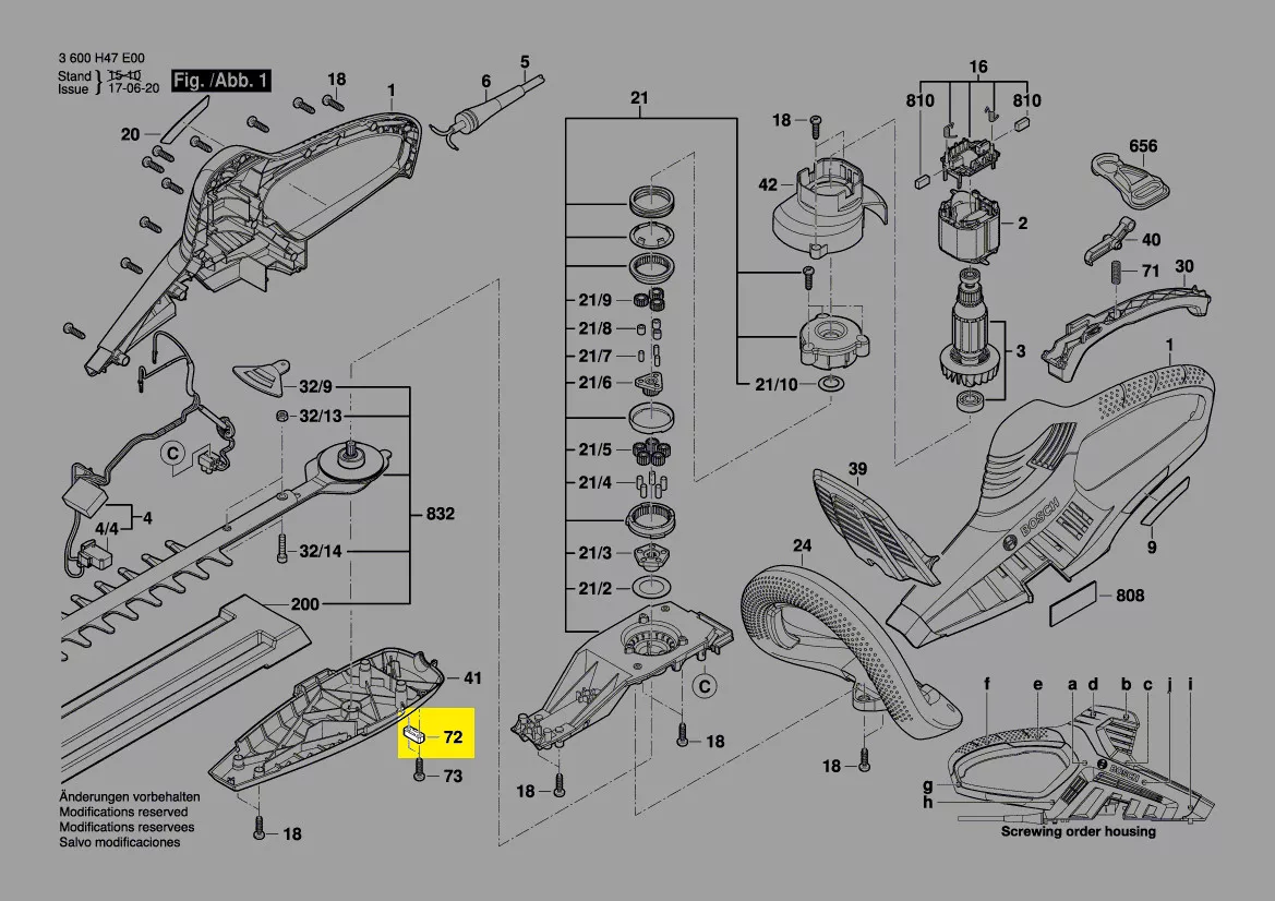 bride réf. 2 601 035 001 Bosch